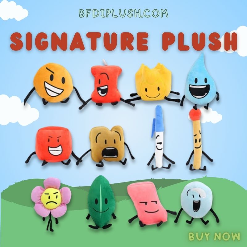 13-30cm BFDI Battle for Dream Island 12pcs Characters Plush